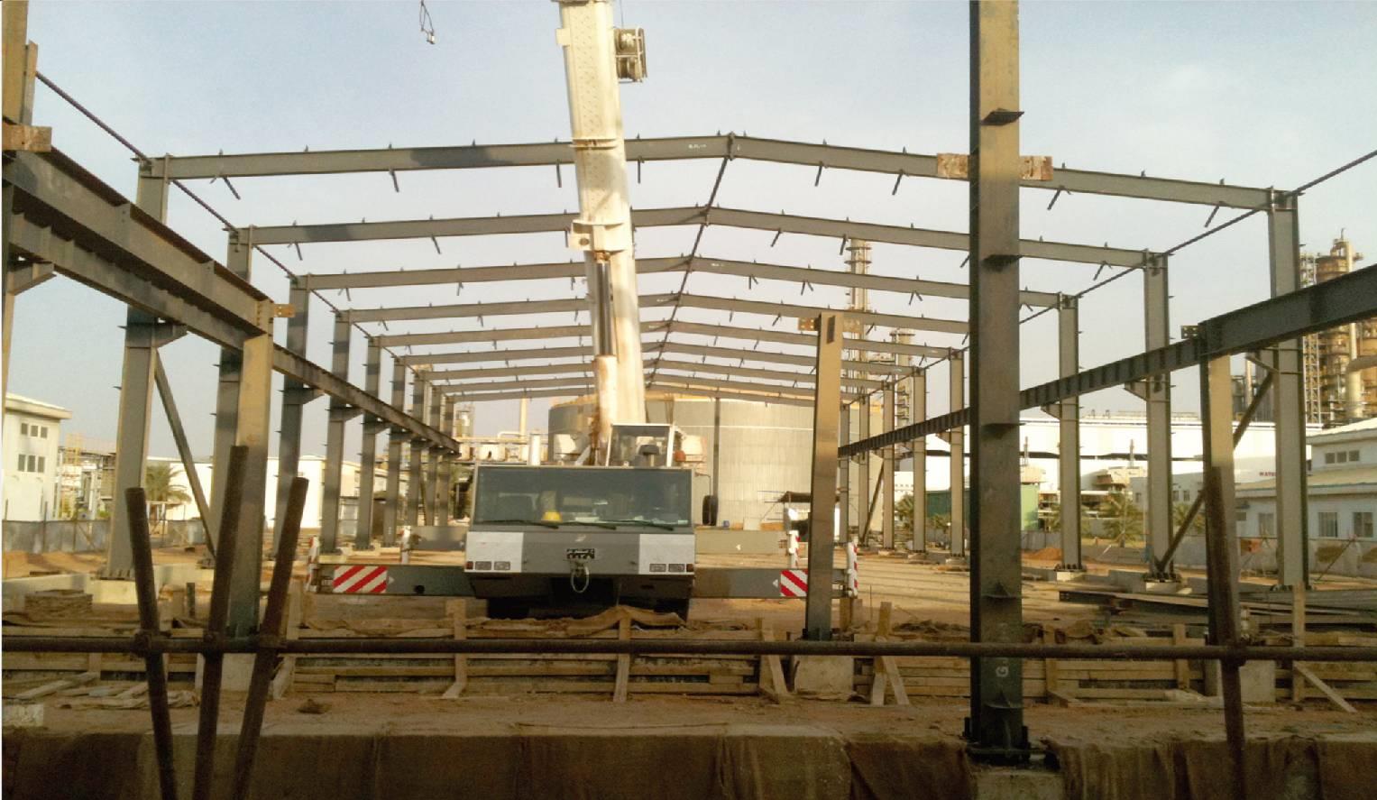 河北鋼鐵集團(tuán)承鋼分公司提釩鋼軋二廠(chǎng)鋼結(jié)構(gòu)